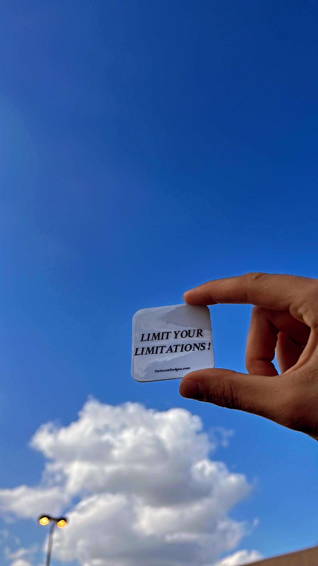 Limit your limitations !